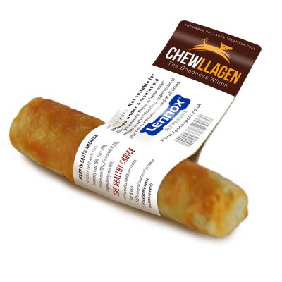 Νόστιμη μασώμενη λιχουδια Proper Chicken απο την Chewllagen με βάση 100% κολλαγόνο. Medium Roll κοτόπουλο 1τμχ,Μέγεθος 12,5cm.Βάρος 60gr