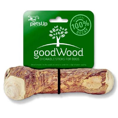 Ξύλο μασήματος Good Wood, από την Pet’s Up, που κρατά το σκύλο σας απασχολημένο και ταυτόχρονα συμβάλλει στην καλή υγιεινή των δοντιών και στην καλή υγεία του πεπτικού συστήματος.