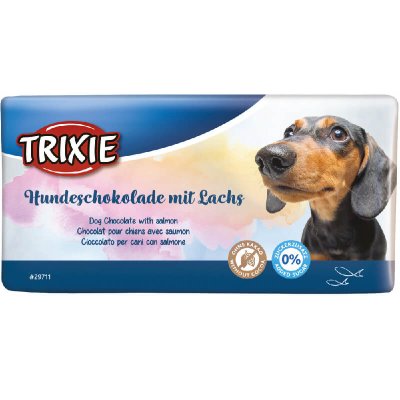Tεράστια ποικιλία από σνακ σκύλων Trixie.Σοκολάτα για Σκύλους Trixie με Salmon.Χωρίς θεοβρωμίνη (χωρίς κακάο).