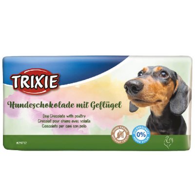 Tεράστια ποικιλία από σνακ σκύλων Trixie.Σοκολάτα για Σκύλους Trixie με Πουλερικά.Χωρίς θεοβρωμίνη (χωρίς κακάο).