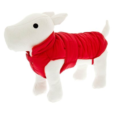 Αντιανεμικό Μπουφάν σκύλου από την εταιρεία Ferribiella  ειδικά σε περίπτωση πολύ κρύου. Εξωτερικά από ύφασμα 100% πολυεστέρα. Χρώμα κόκκινο 