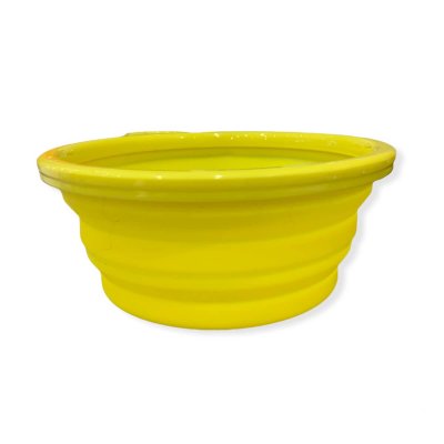 Μπολ, Πιατάκι πτυσσόμενο από την Ferribiella, σε χρώμα Κιτρινο. Διαθέσιμο σε τρία μεγέθη Small, Medium, Large.