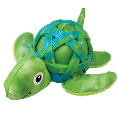 Kong - Sea Shells Turtle- με ήχο. Παιχνίδια με στρογγυλό εξωτερικό κέλυφος που βοηθά στο να αναπηδούν όταν παίζει ο ιδιοκτήτης με τον σκύλο. Με ήχους και διαφορετικές υφές για να καλύπτει τα φυσικά ένστικτα του σκύλου για μάσηση.