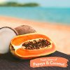 Tropiclean Waterless Shampoo Papaya, Aloe& Coconut 220ml, ετικέτα με Παπαγια και Καρύδα.
