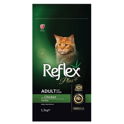 Πλήρης τροφή από την εταιρεία Reflex Plus, για την ενήλικη γάτα με κοτόπουλο και ρύζι.Με μοναδική συνταγή, με φυσικά συστατικά για την υγεία της γάτας σας με βάση την ηλικία της.