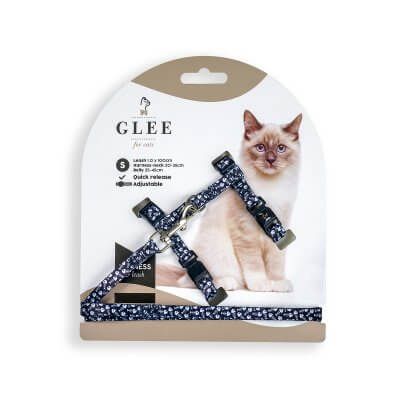 glee-cat-harness-leash-black-fishbone-samaraki-odigos-gatas